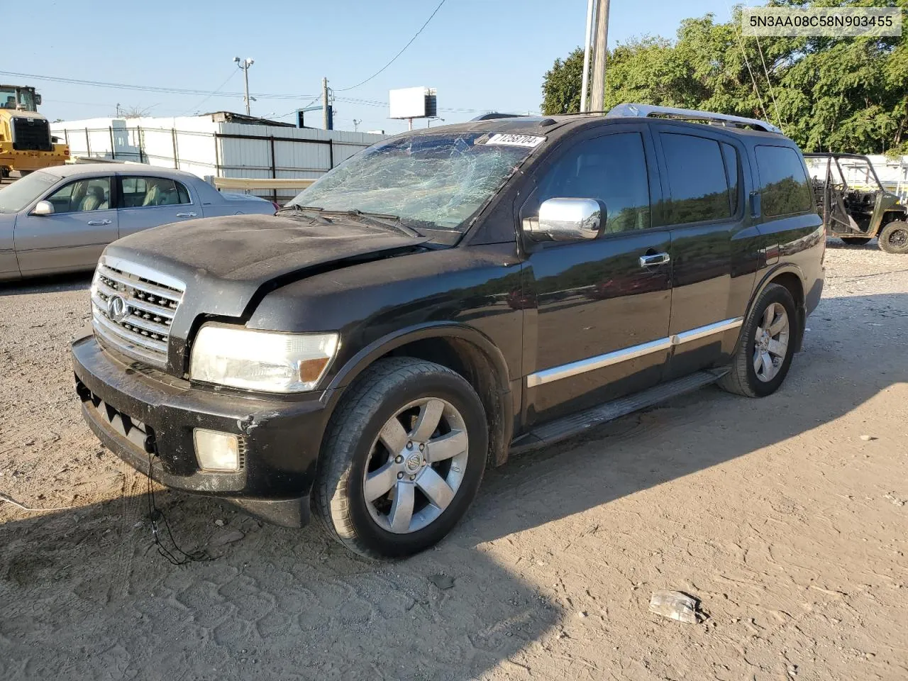 2008 Infiniti Qx56 VIN: 5N3AA08C58N903455 Lot: 71258704