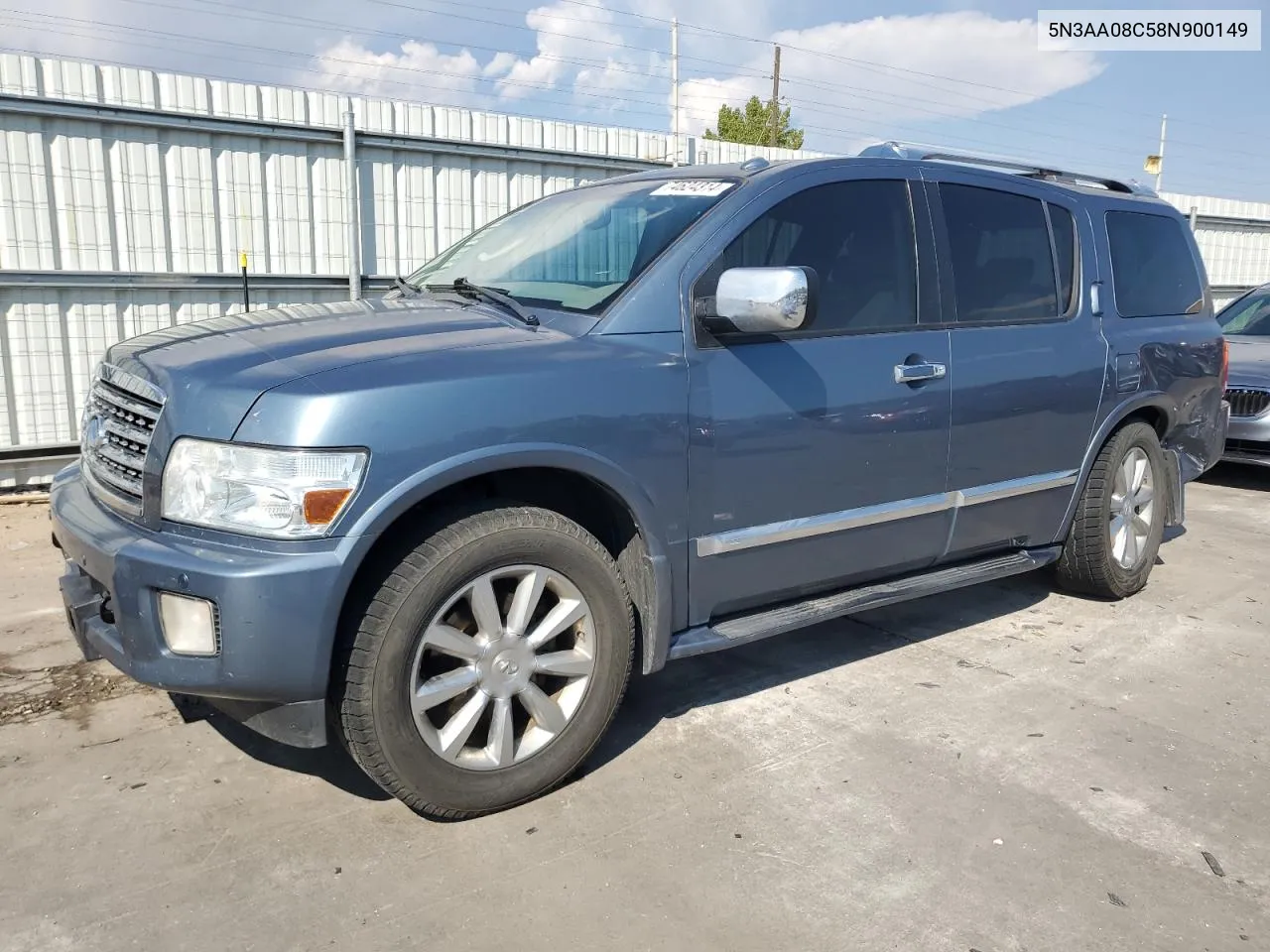 2008 Infiniti Qx56 VIN: 5N3AA08C58N900149 Lot: 74624314