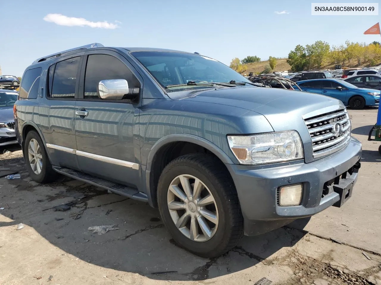 2008 Infiniti Qx56 VIN: 5N3AA08C58N900149 Lot: 74624314