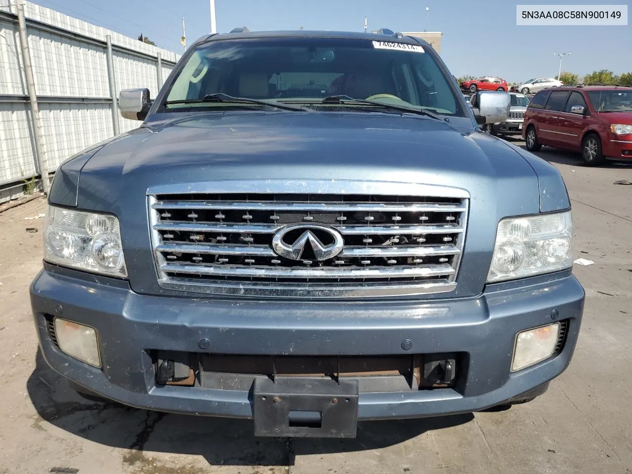 2008 Infiniti Qx56 VIN: 5N3AA08C58N900149 Lot: 74624314