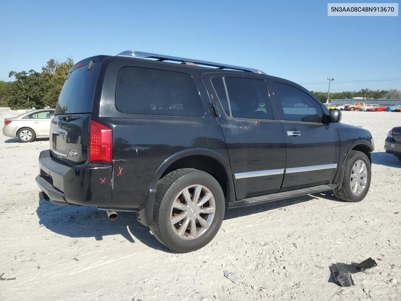 2008 Infiniti Qx56 VIN: 5N3AA08C48N913670 Lot: 74854994