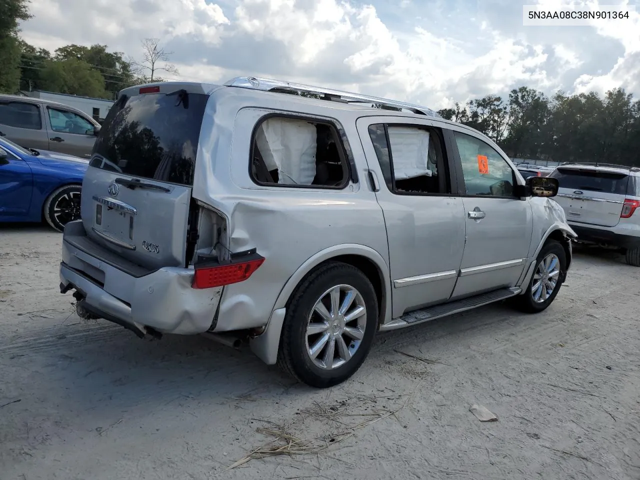 2008 Infiniti Qx56 VIN: 5N3AA08C38N901364 Lot: 78151304