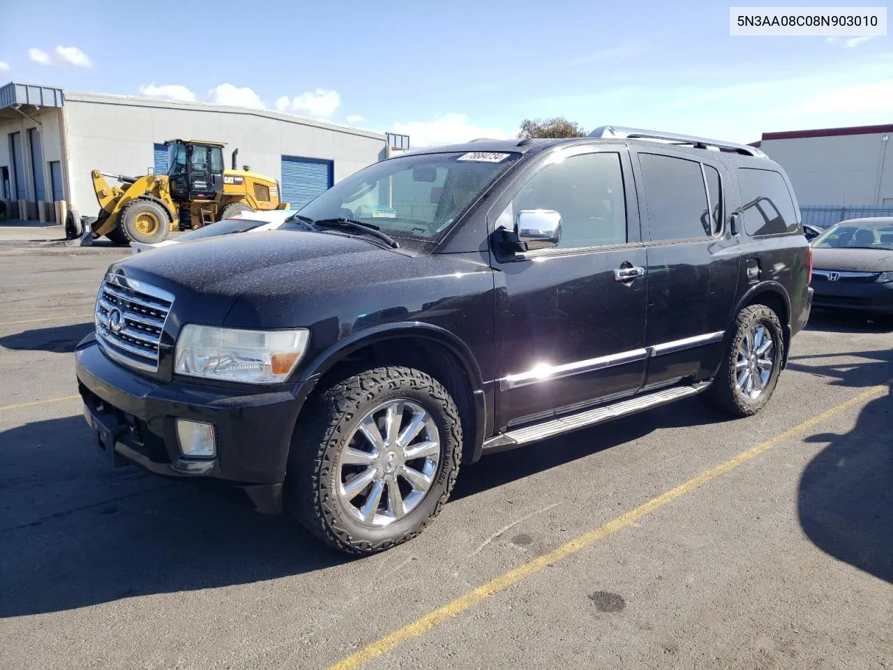 2008 Infiniti Qx56 VIN: 5N3AA08C08N903010 Lot: 78884734