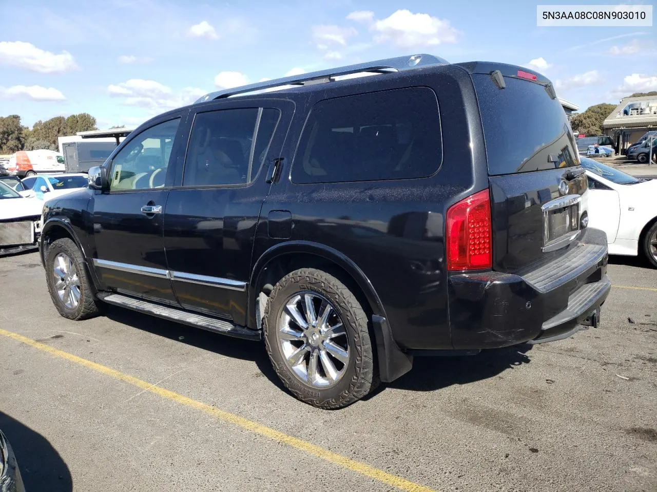 2008 Infiniti Qx56 VIN: 5N3AA08C08N903010 Lot: 78884734