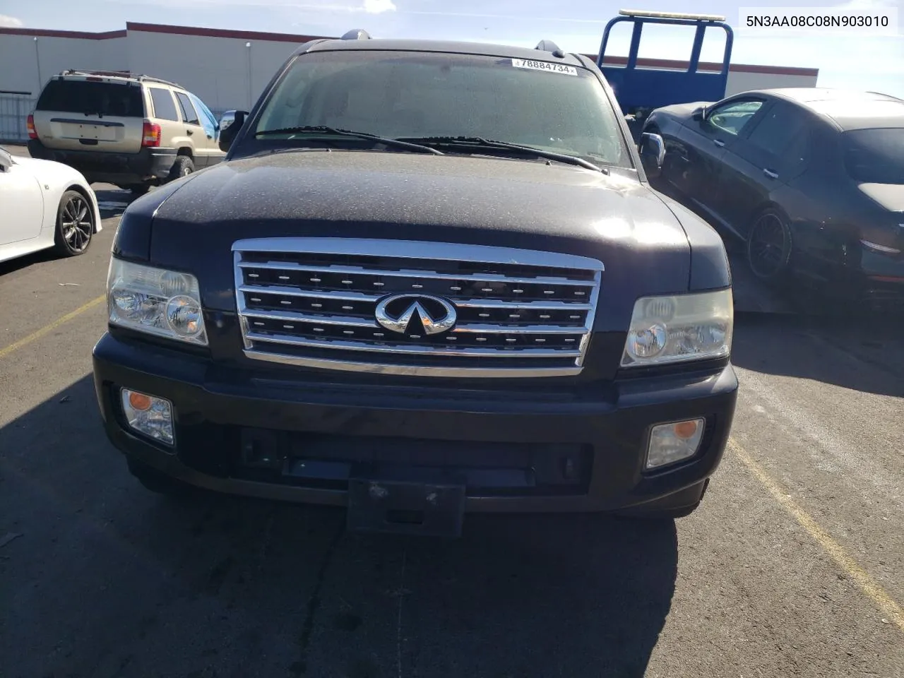 2008 Infiniti Qx56 VIN: 5N3AA08C08N903010 Lot: 78884734