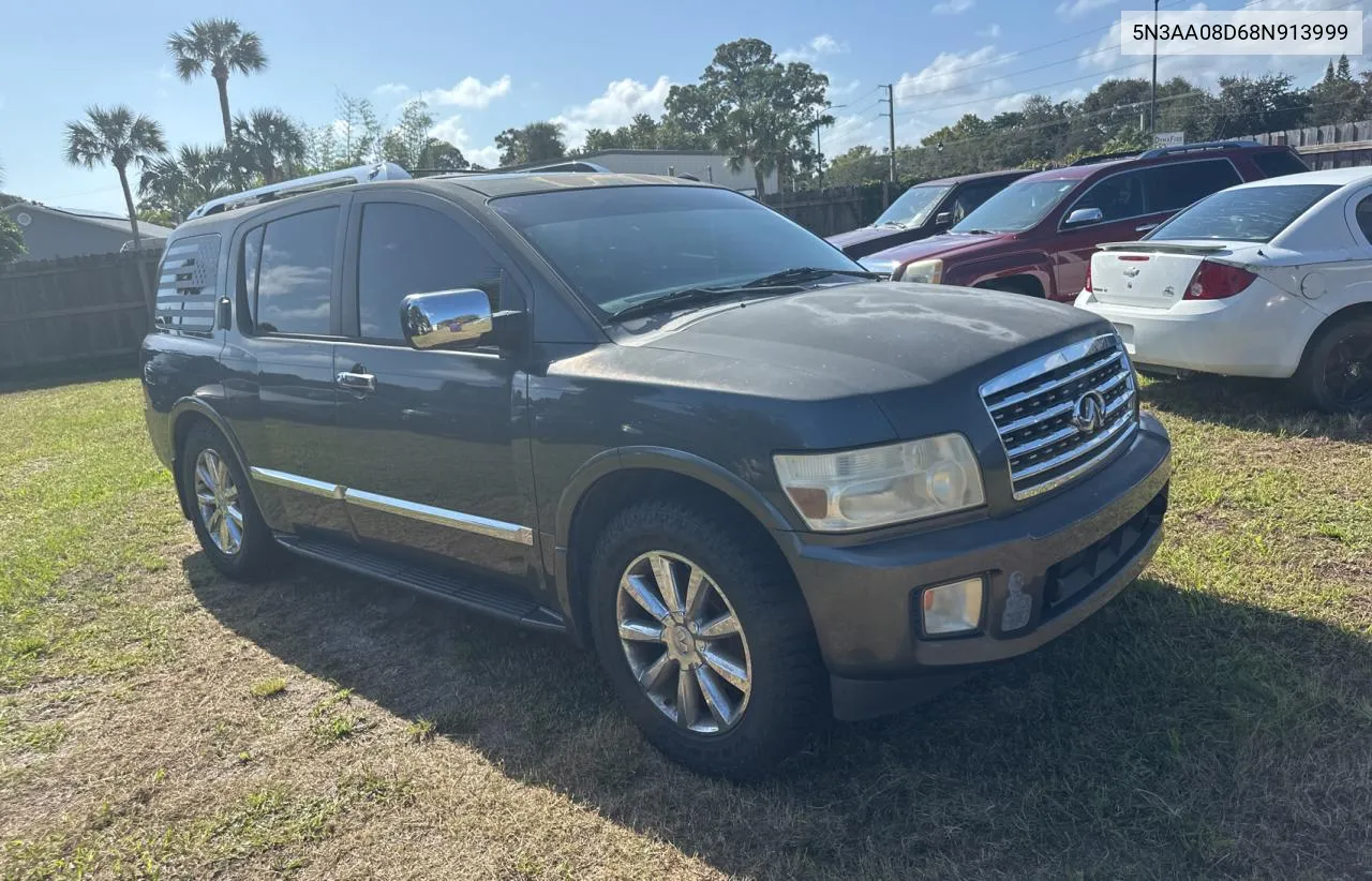 2008 Infiniti Qx56 VIN: 5N3AA08D68N913999 Lot: 80722384