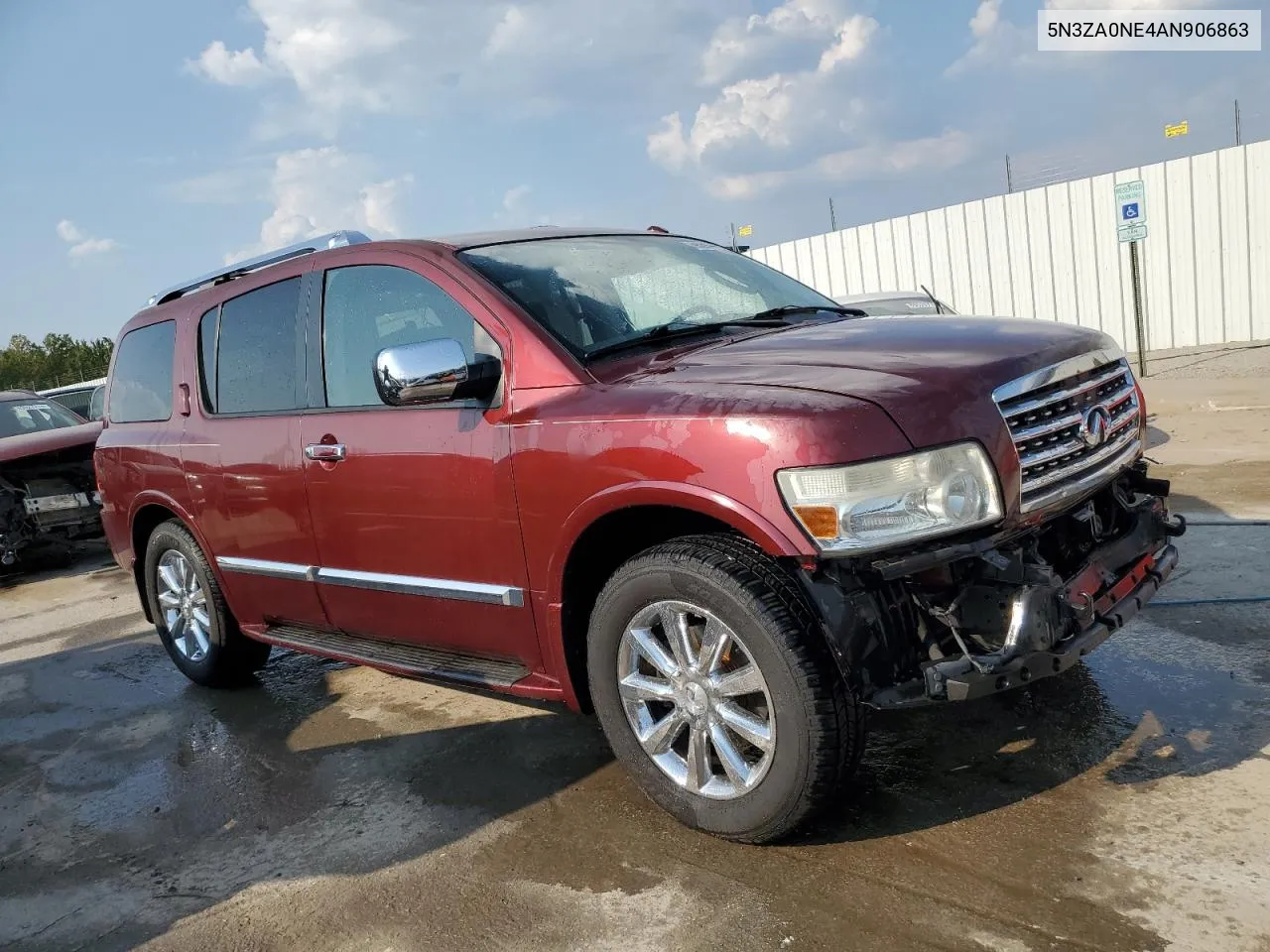 2010 Infiniti Qx56 VIN: 5N3ZA0NE4AN906863 Lot: 69569044