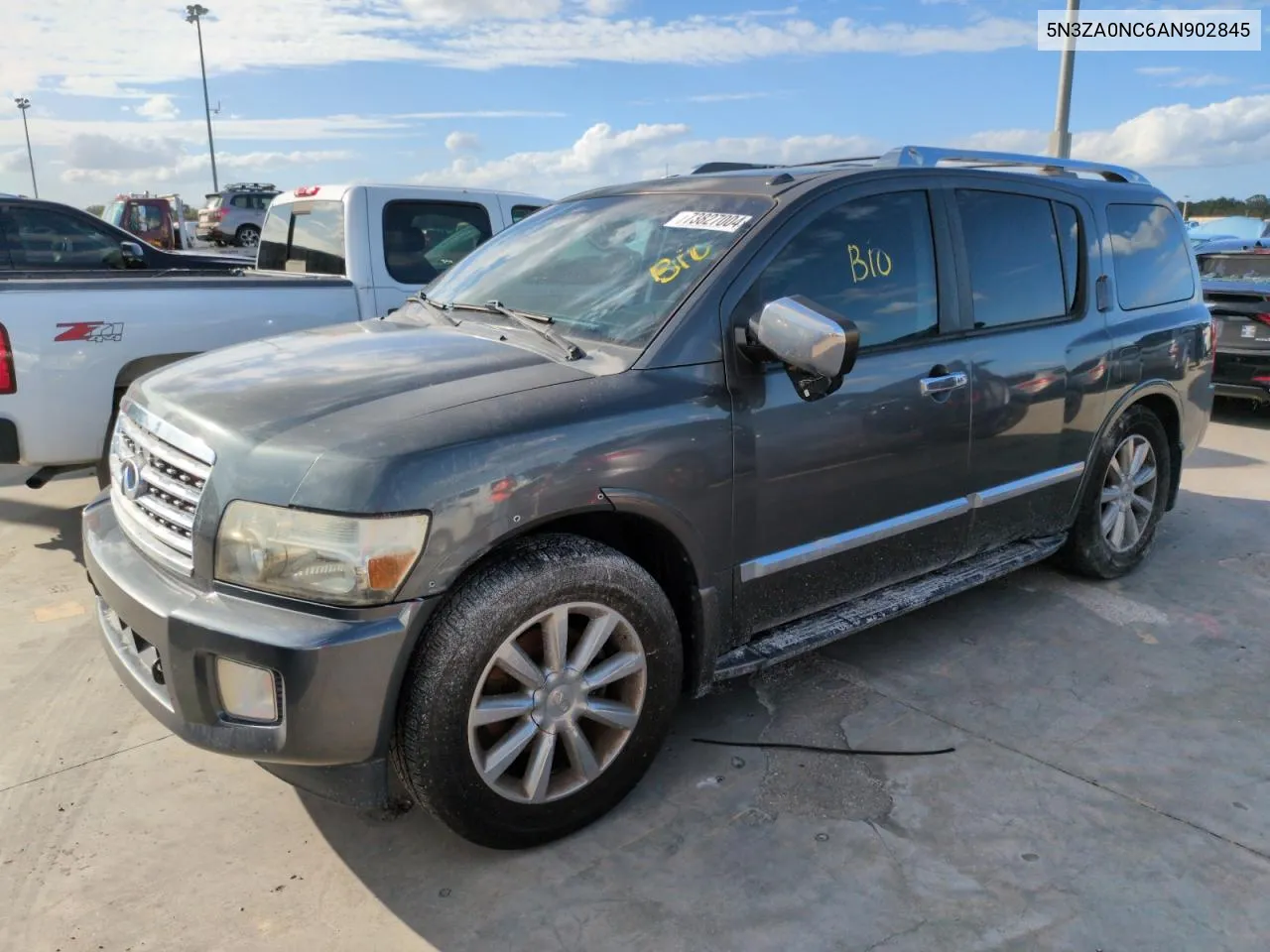 2010 Infiniti Qx56 VIN: 5N3ZA0NC6AN902845 Lot: 73827004