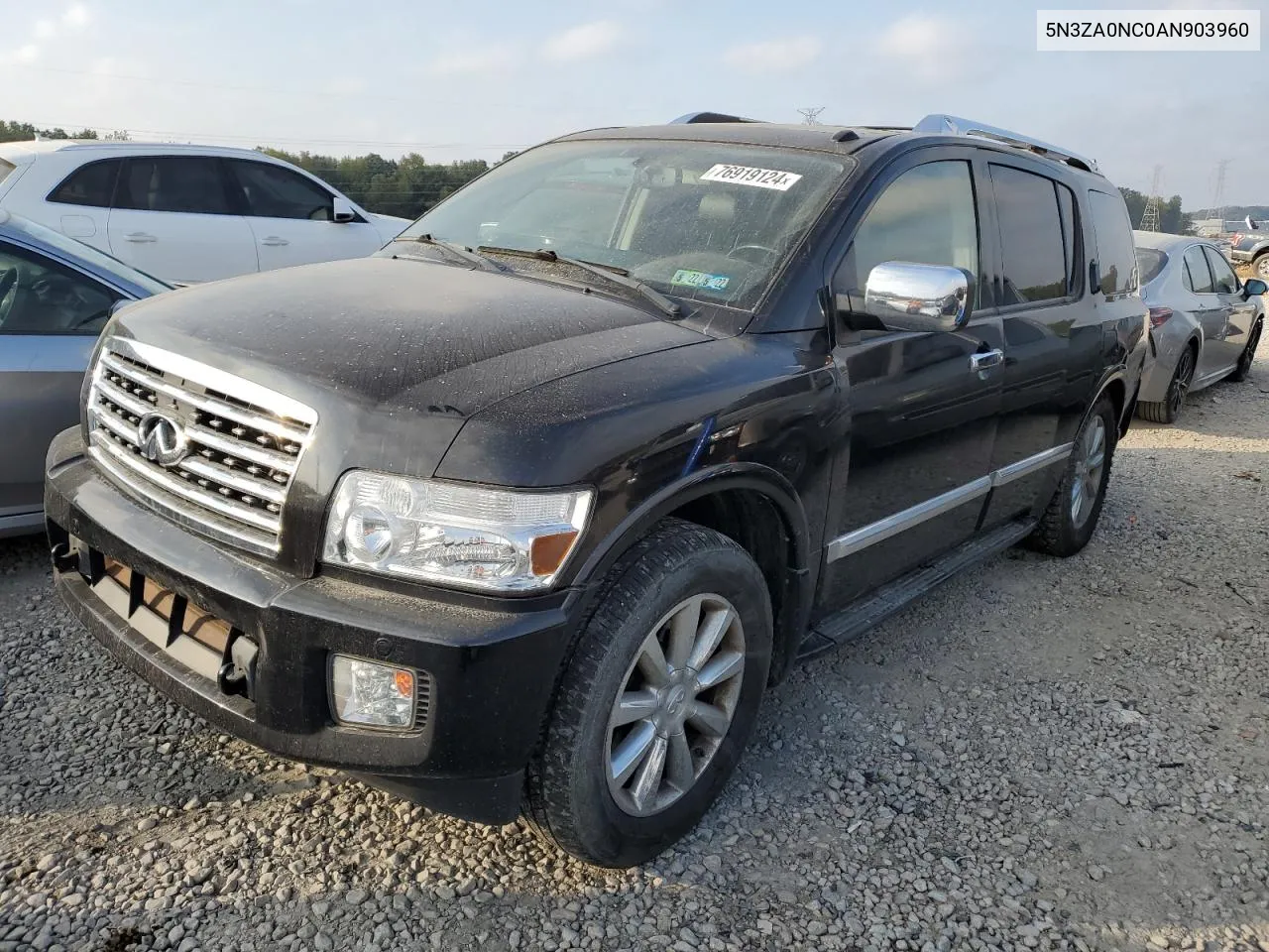 2010 Infiniti Qx56 VIN: 5N3ZA0NC0AN903960 Lot: 76919124