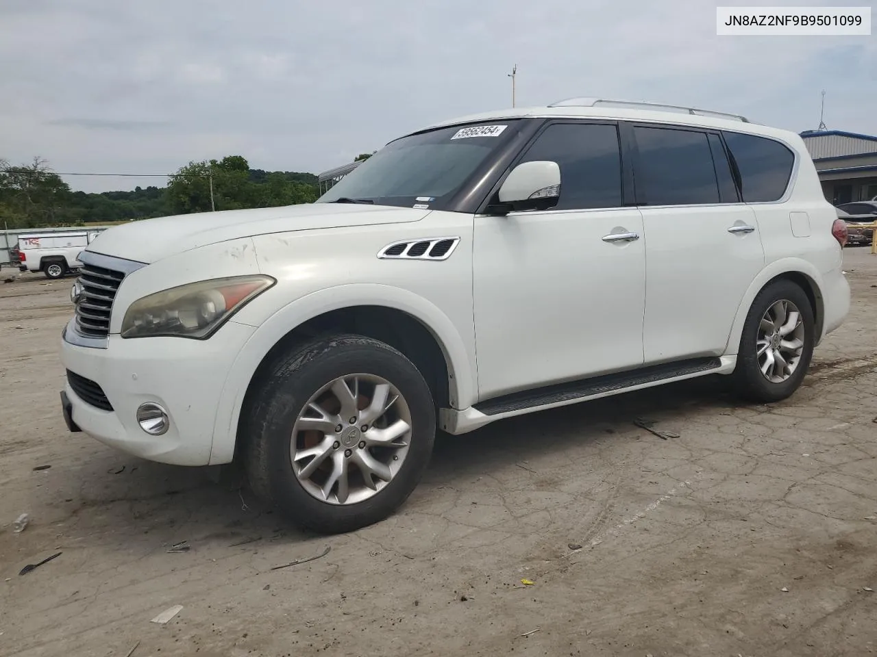 2011 Infiniti Qx56 VIN: JN8AZ2NF9B9501099 Lot: 59562454