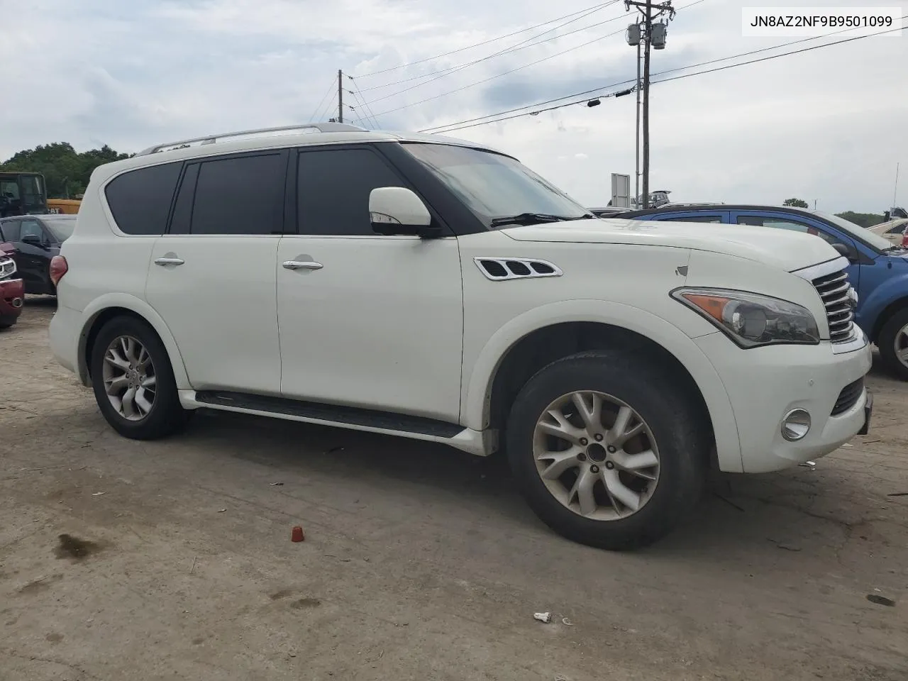 2011 Infiniti Qx56 VIN: JN8AZ2NF9B9501099 Lot: 59562454