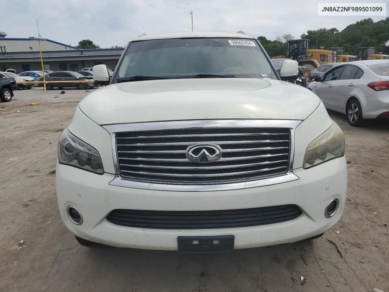 2011 Infiniti Qx56 VIN: JN8AZ2NF9B9501099 Lot: 59562454