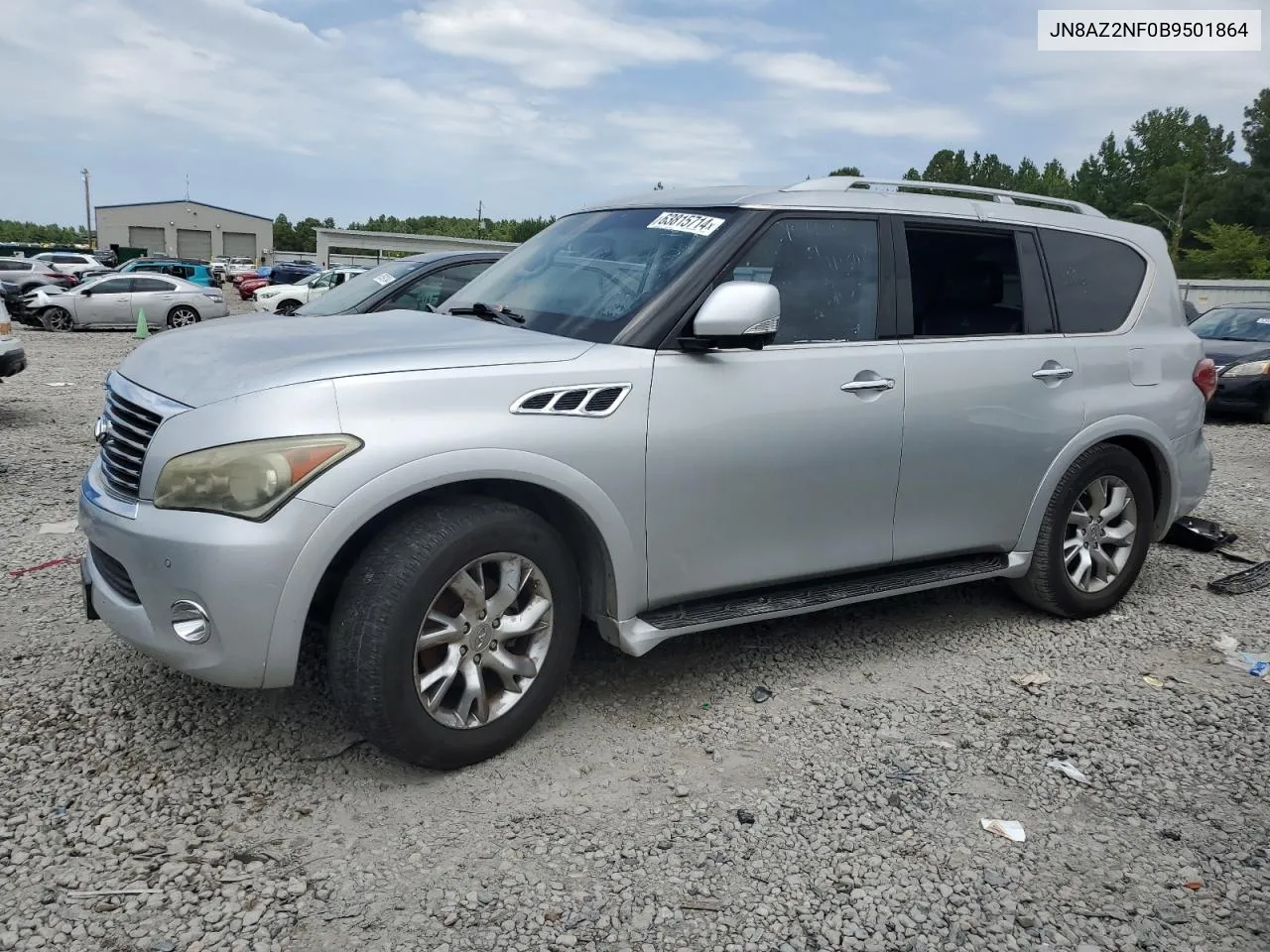 2011 Infiniti Qx56 VIN: JN8AZ2NF0B9501864 Lot: 63815714