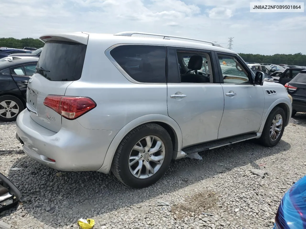 2011 Infiniti Qx56 VIN: JN8AZ2NF0B9501864 Lot: 63815714