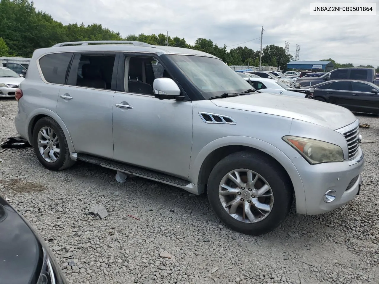 2011 Infiniti Qx56 VIN: JN8AZ2NF0B9501864 Lot: 63815714