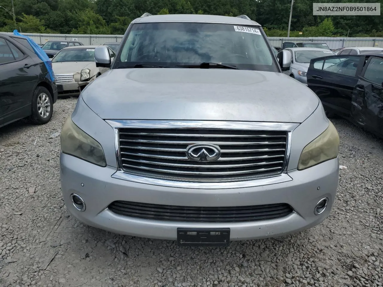 2011 Infiniti Qx56 VIN: JN8AZ2NF0B9501864 Lot: 63815714