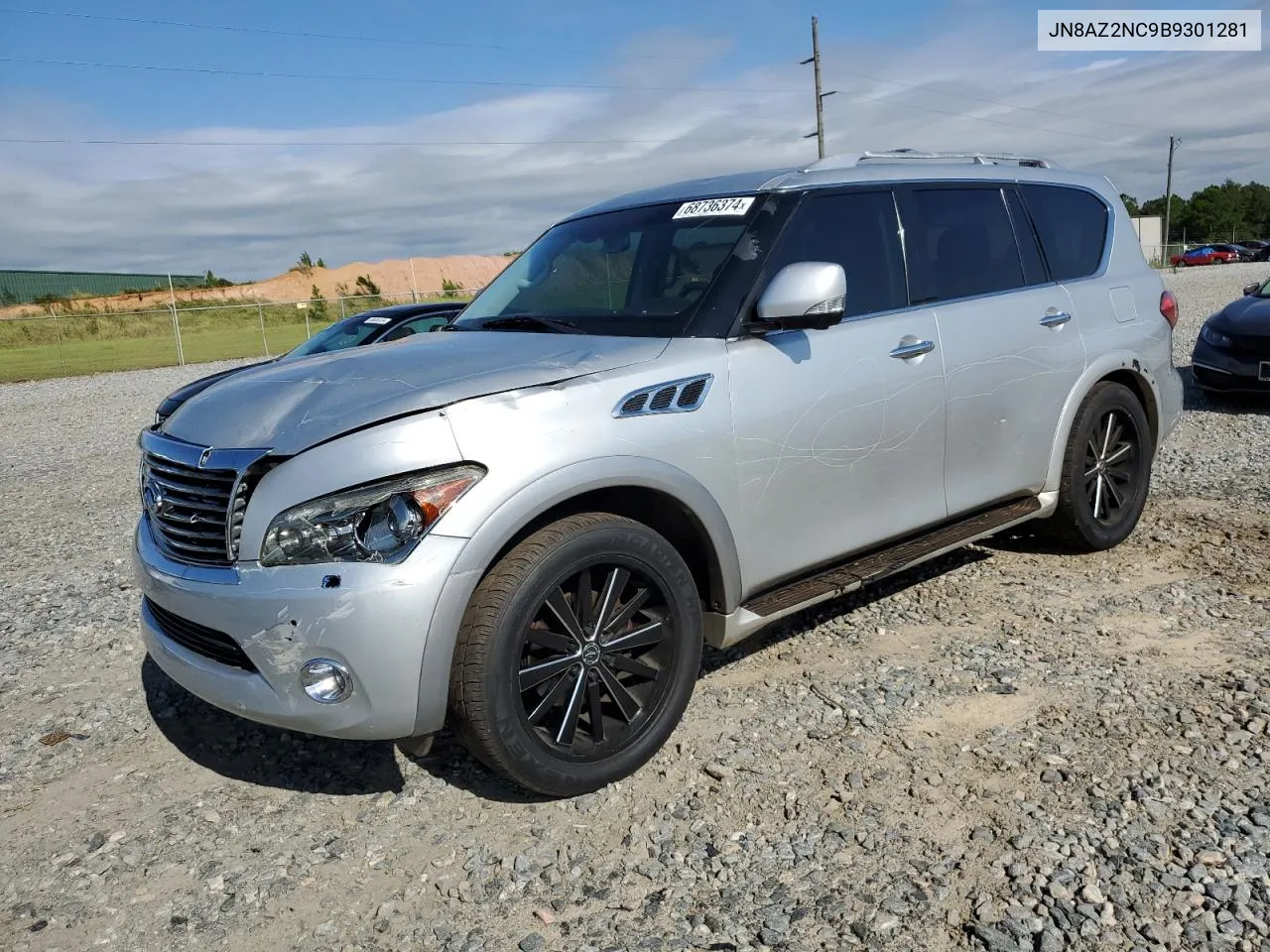 2011 Infiniti Qx56 VIN: JN8AZ2NC9B9301281 Lot: 68736374