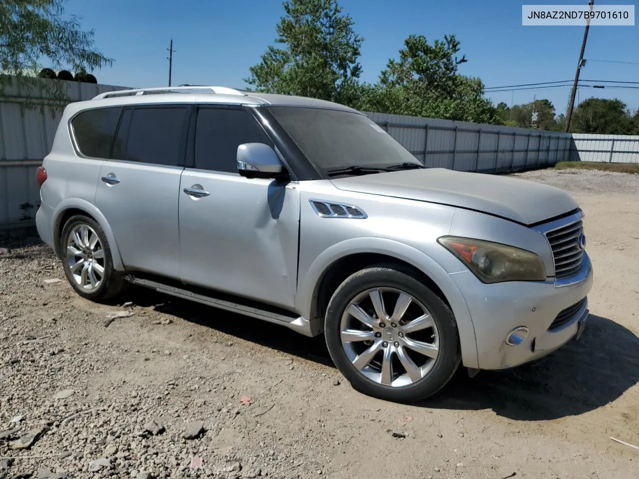 2011 Infiniti Qx56 VIN: JN8AZ2ND7B9701610 Lot: 74076314