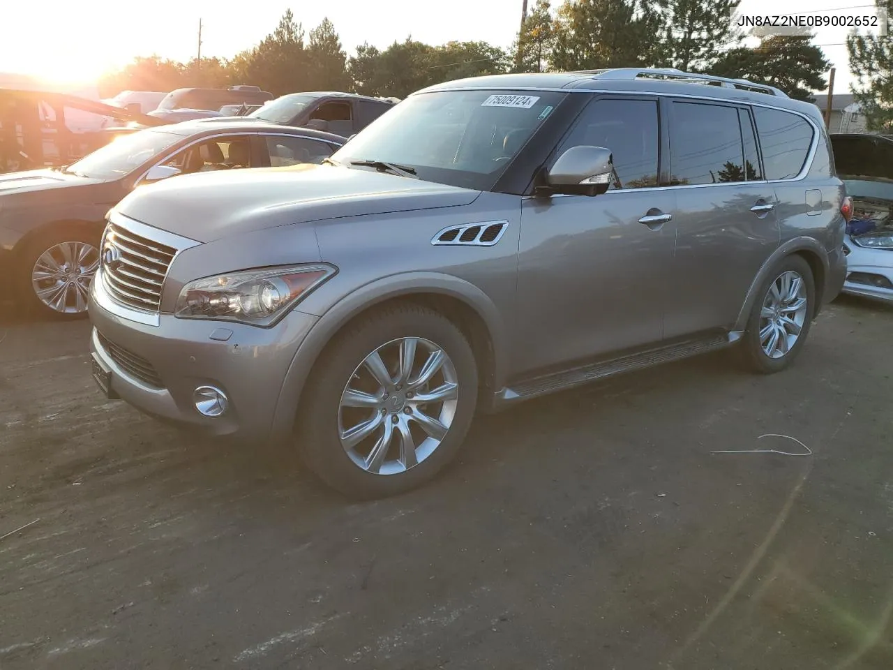 2011 Infiniti Qx56 VIN: JN8AZ2NE0B9002652 Lot: 75009124