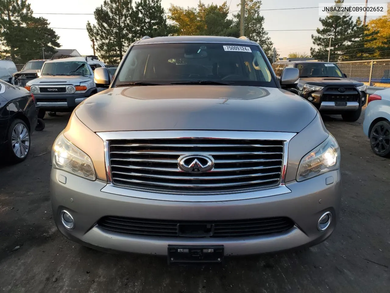 2011 Infiniti Qx56 VIN: JN8AZ2NE0B9002652 Lot: 75009124