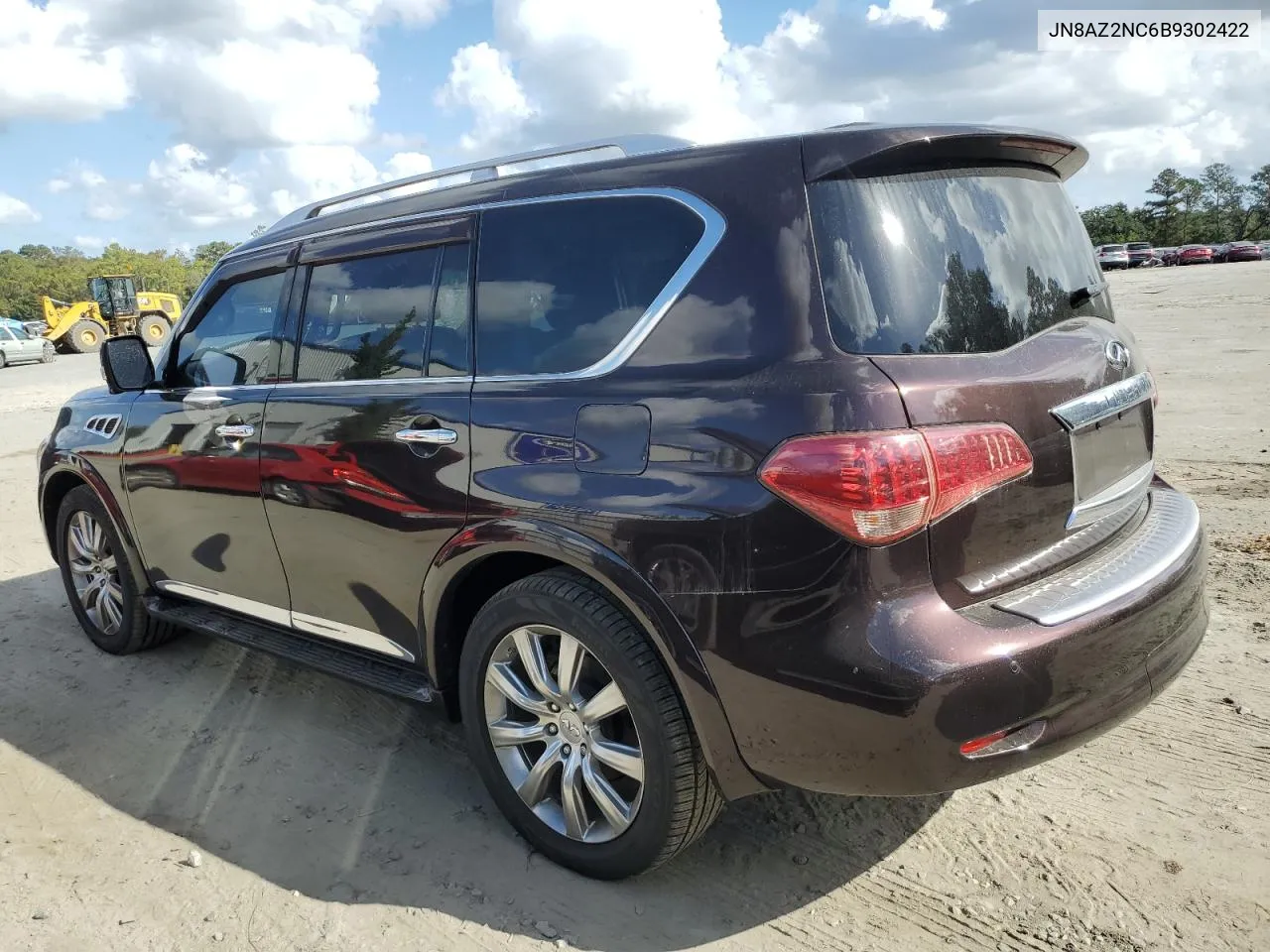 2011 Infiniti Qx56 VIN: JN8AZ2NC6B9302422 Lot: 78428204