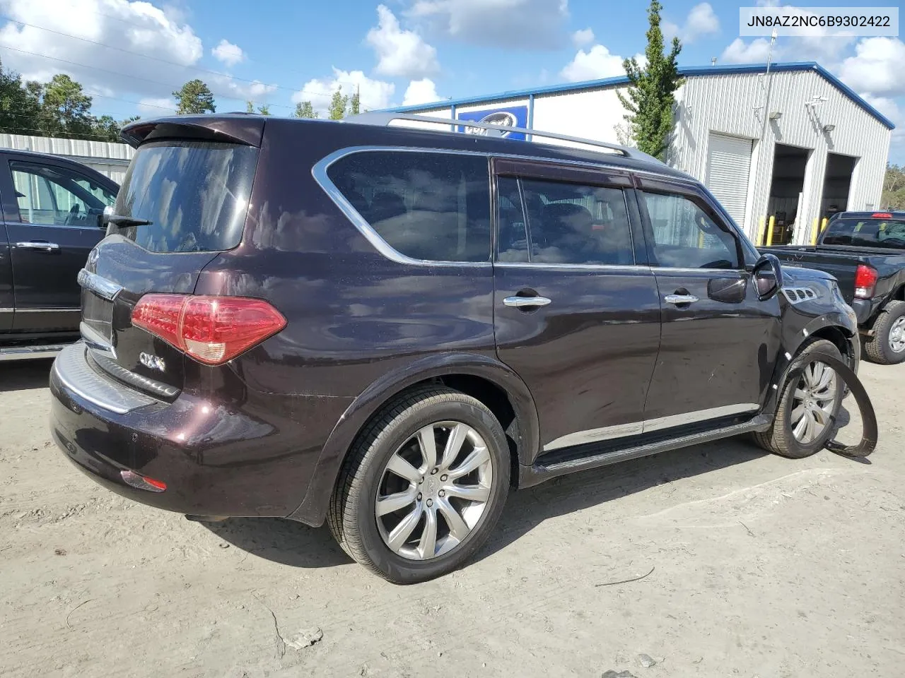 2011 Infiniti Qx56 VIN: JN8AZ2NC6B9302422 Lot: 78428204