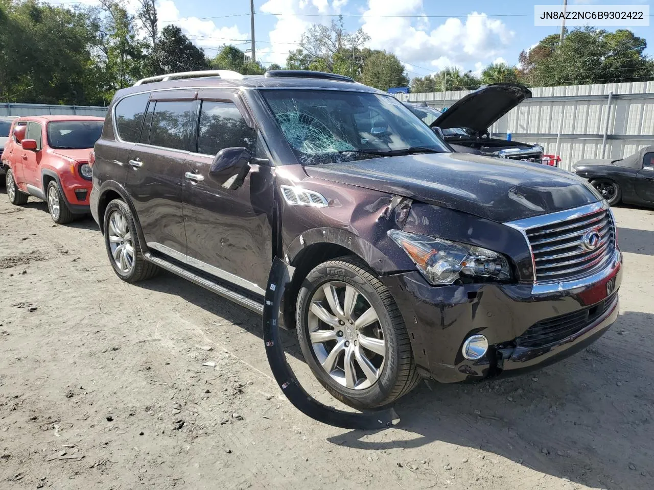 2011 Infiniti Qx56 VIN: JN8AZ2NC6B9302422 Lot: 78428204