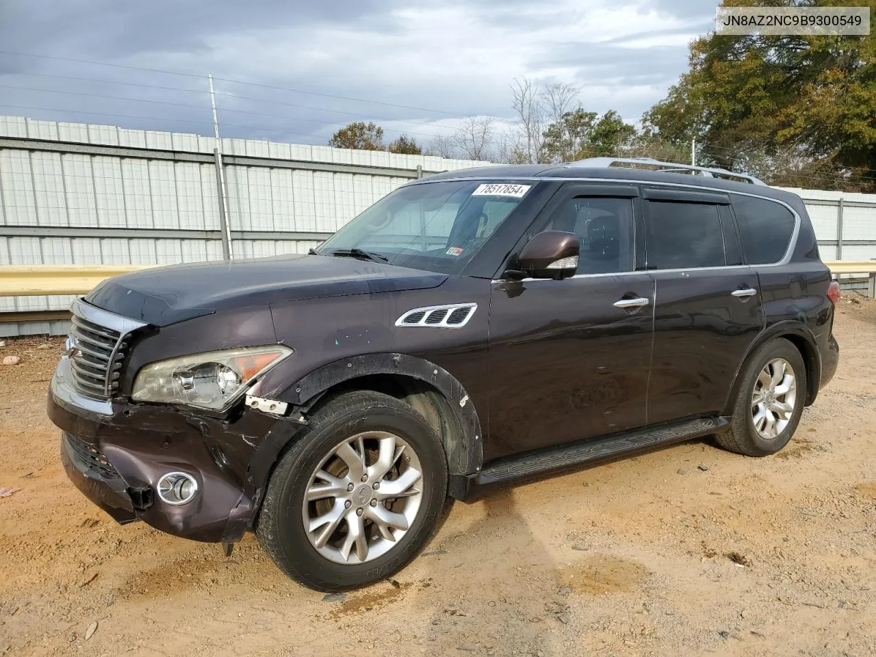 2011 Infiniti Qx56 VIN: JN8AZ2NC9B9300549 Lot: 78517854