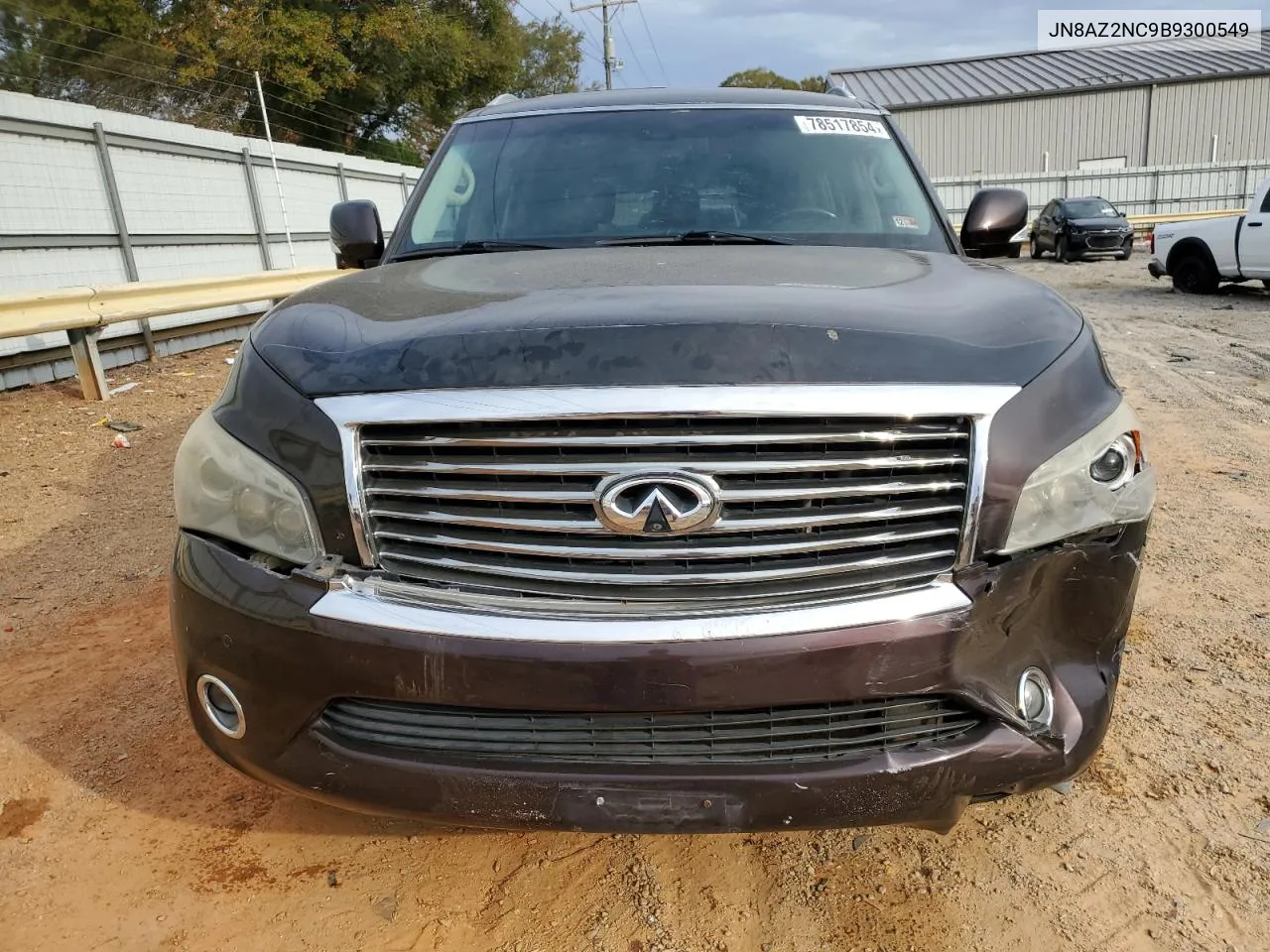 2011 Infiniti Qx56 VIN: JN8AZ2NC9B9300549 Lot: 78517854