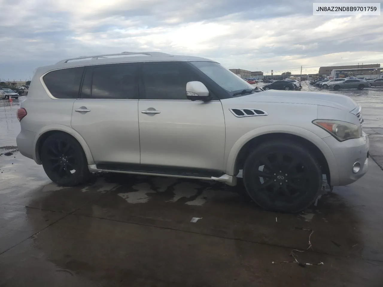 2011 Infiniti Qx56 VIN: JN8AZ2ND8B9701759 Lot: 79294914