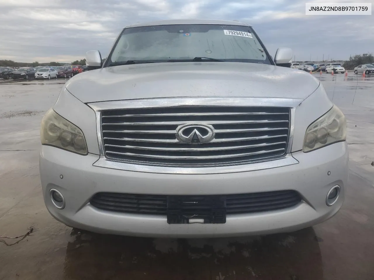 2011 Infiniti Qx56 VIN: JN8AZ2ND8B9701759 Lot: 79294914