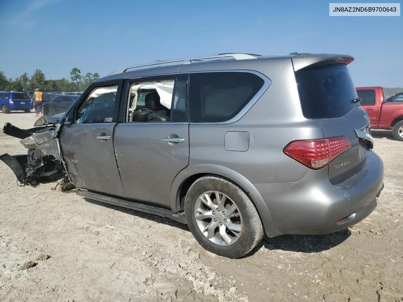 2011 Infiniti Qx56 VIN: JN8AZ2ND6B9700643 Lot: 80525044