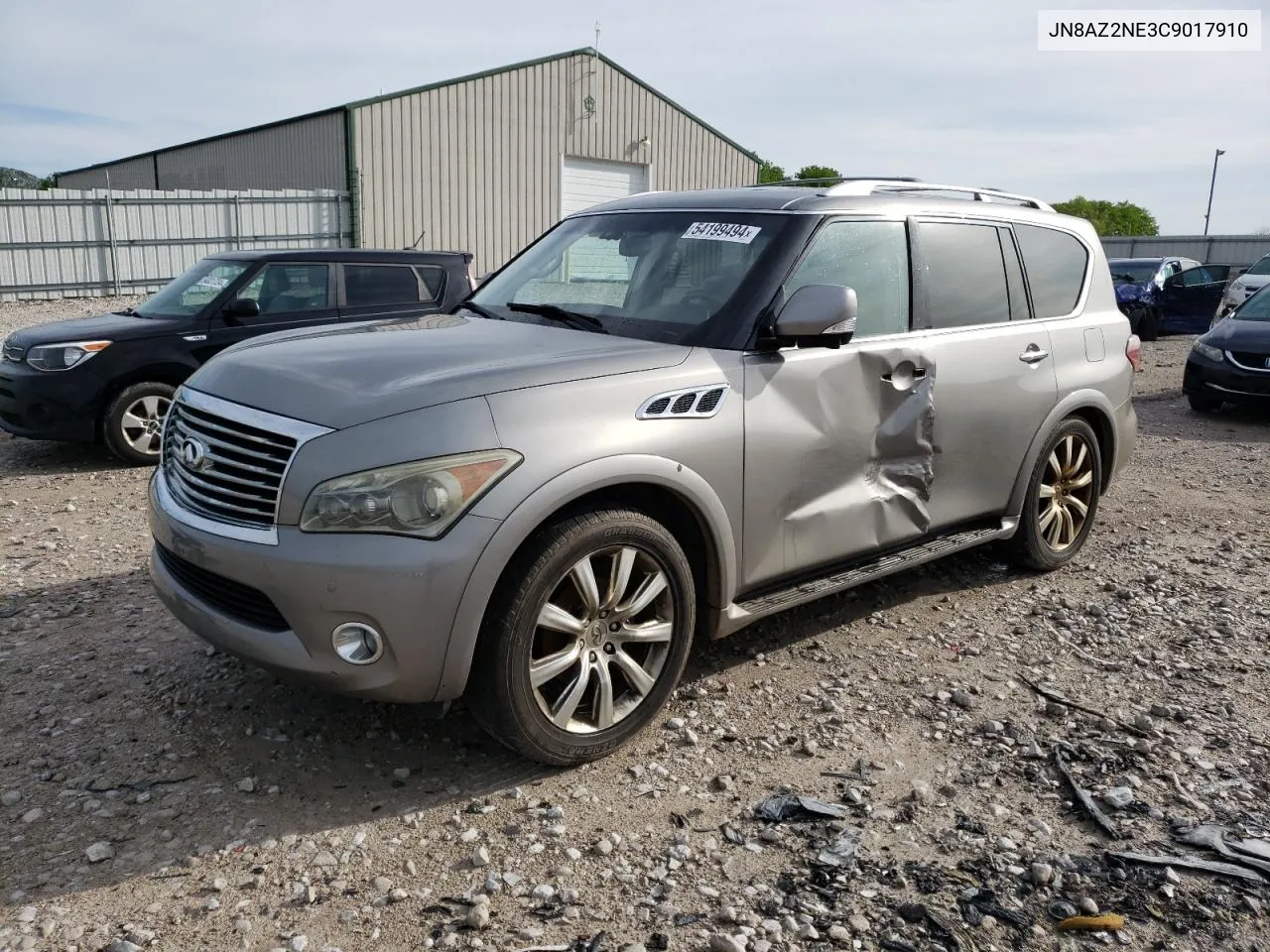 2012 Infiniti Qx56 VIN: JN8AZ2NE3C9017910 Lot: 54199494