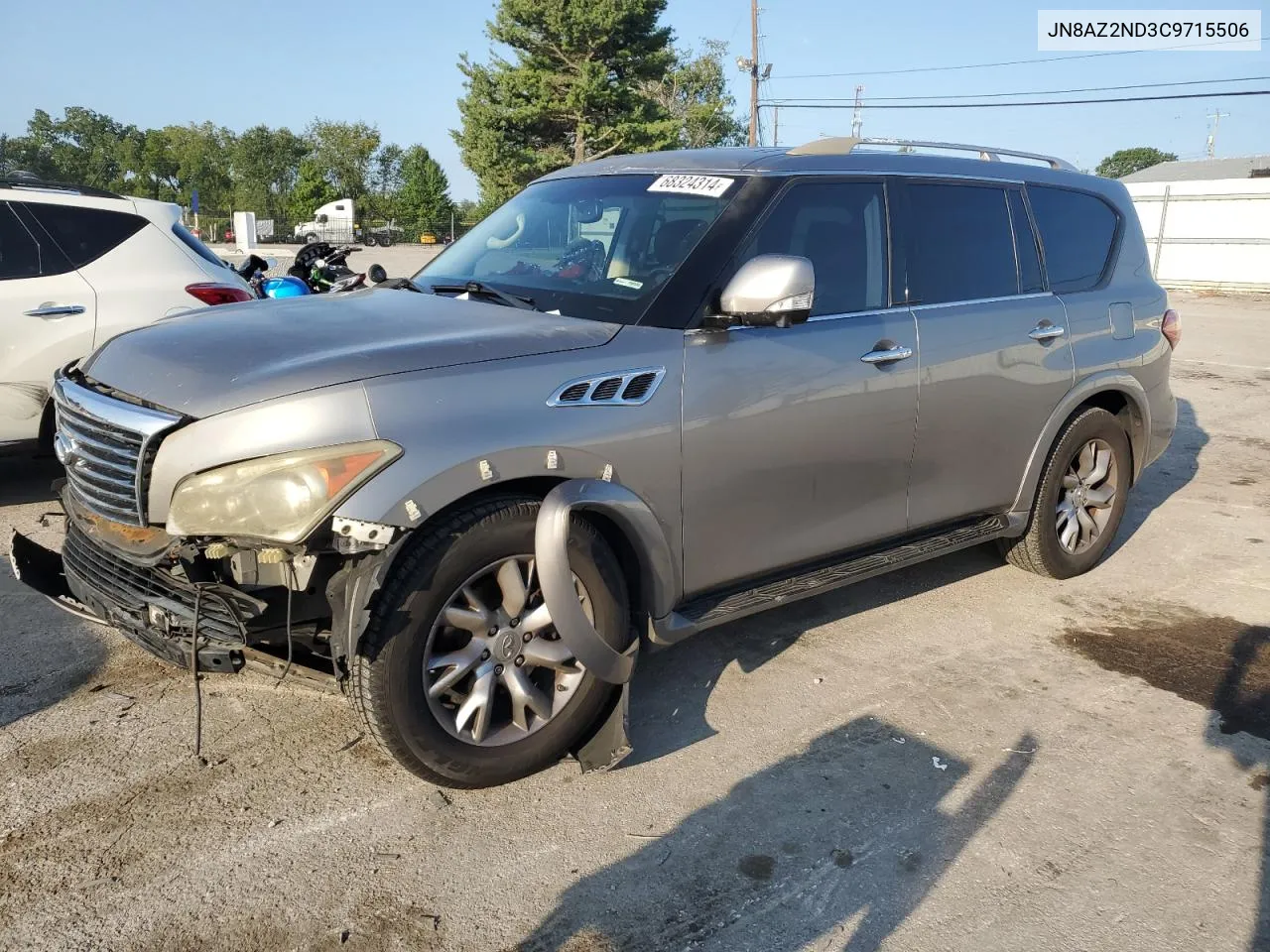 2012 Infiniti Qx56 VIN: JN8AZ2ND3C9715506 Lot: 68324314