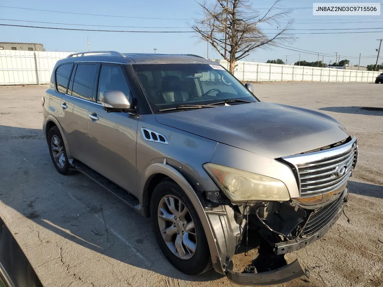 2012 Infiniti Qx56 VIN: JN8AZ2ND3C9715506 Lot: 68324314