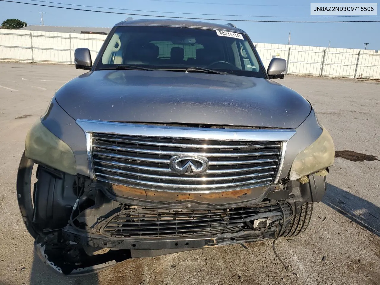 2012 Infiniti Qx56 VIN: JN8AZ2ND3C9715506 Lot: 68324314