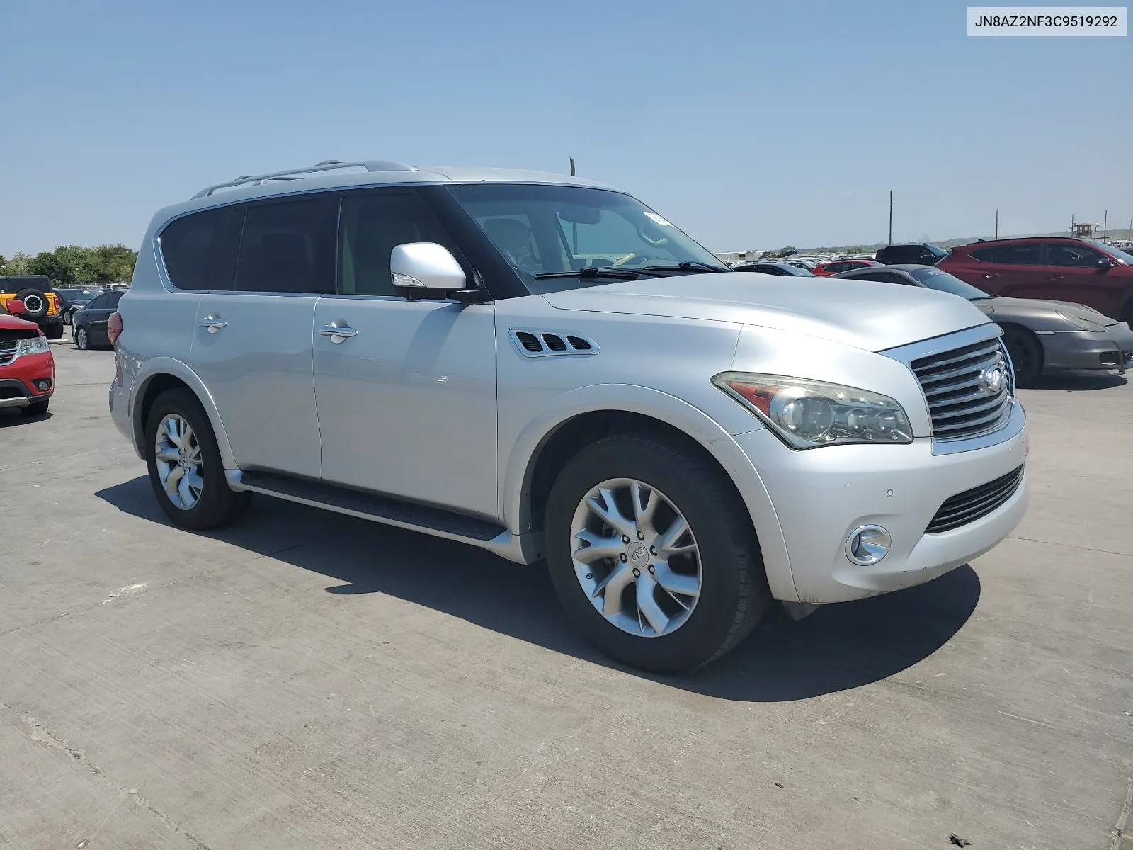 2012 Infiniti Qx56 VIN: JN8AZ2NF3C9519292 Lot: 68705404