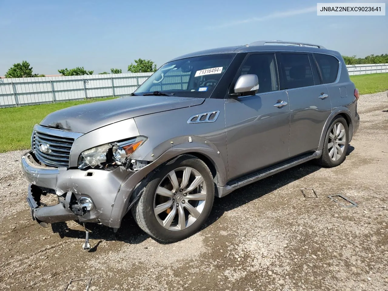 2012 Infiniti Qx56 VIN: JN8AZ2NEXC9023641 Lot: 71316494