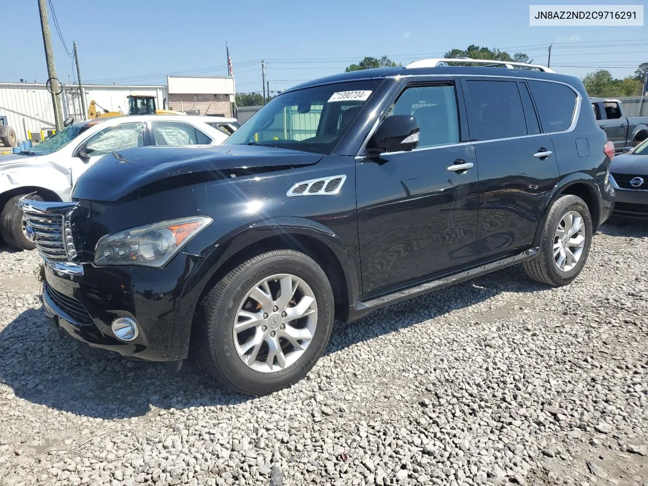 2012 Infiniti Qx56 VIN: JN8AZ2ND2C9716291 Lot: 71990704