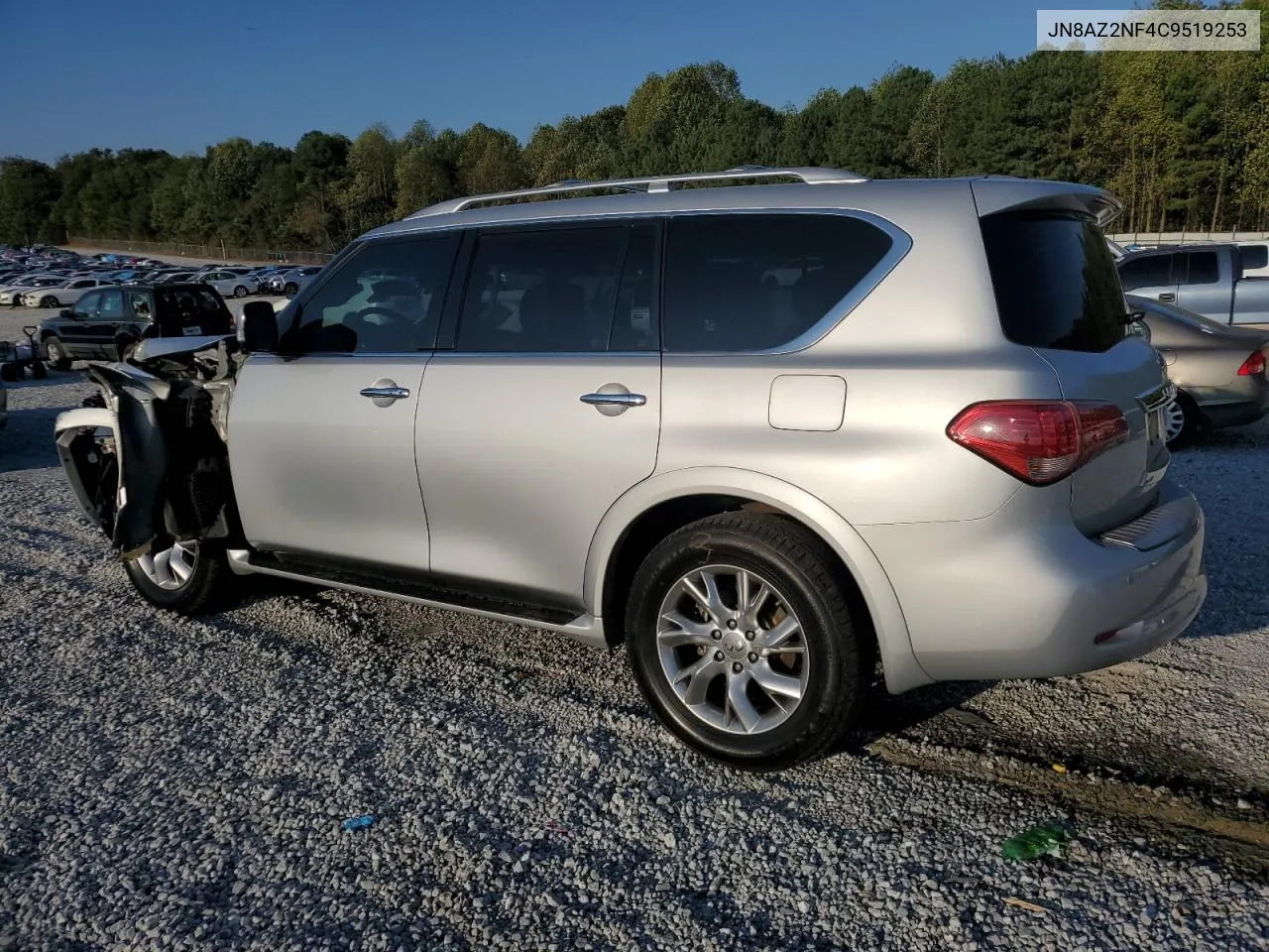 2012 Infiniti Qx56 VIN: JN8AZ2NF4C9519253 Lot: 75007404