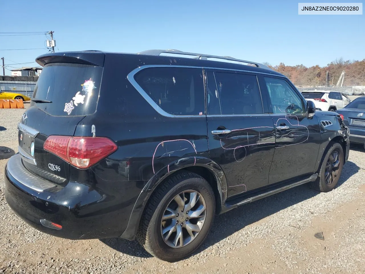 2012 Infiniti Qx56 VIN: JN8AZ2NE0C9020280 Lot: 76910394