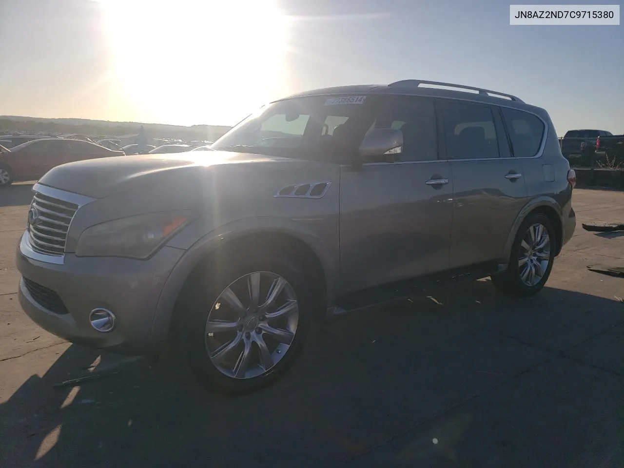 2012 Infiniti Qx56 VIN: JN8AZ2ND7C9715380 Lot: 77386514