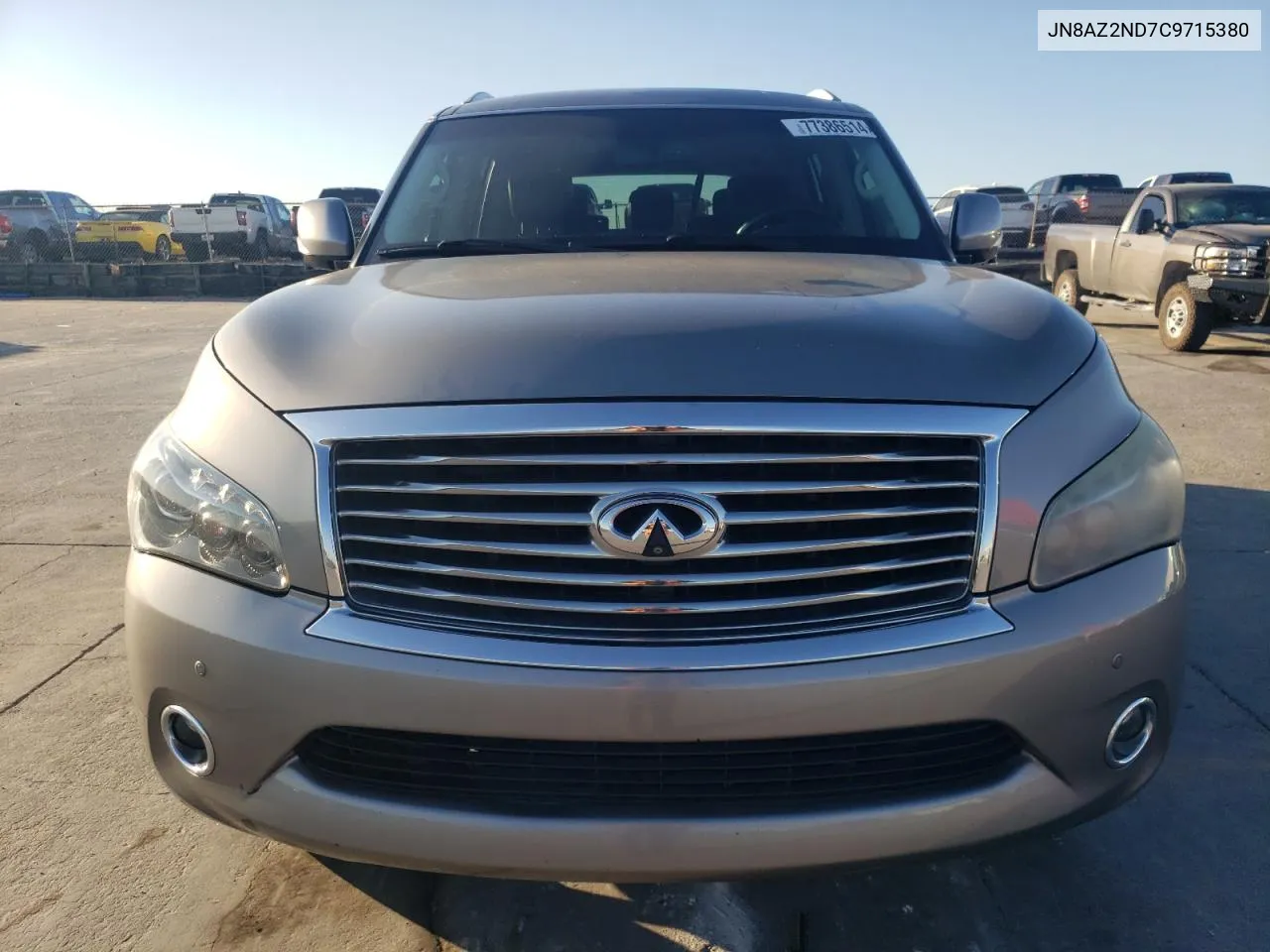 2012 Infiniti Qx56 VIN: JN8AZ2ND7C9715380 Lot: 77386514