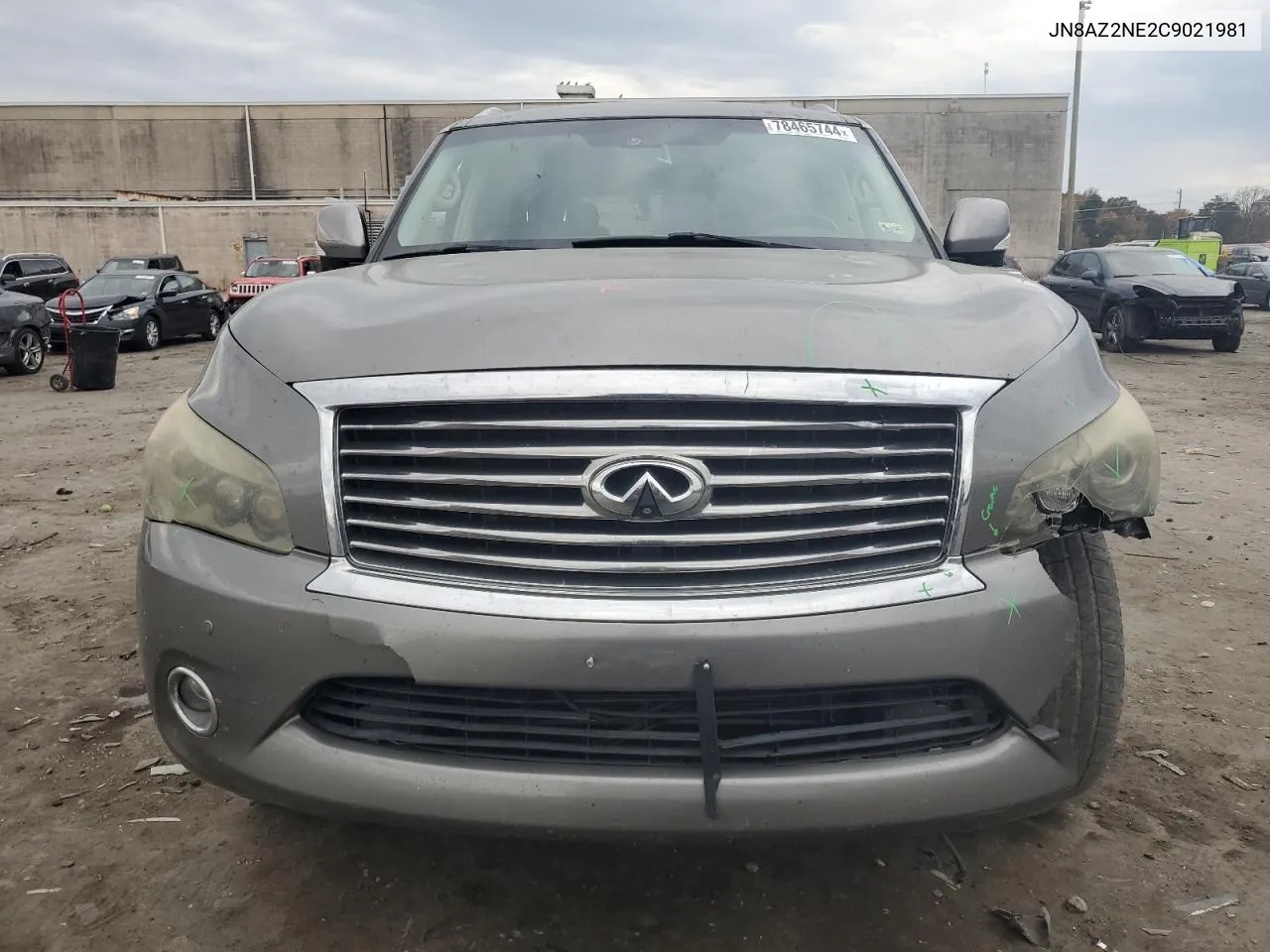 2012 Infiniti Qx56 VIN: JN8AZ2NE2C9021981 Lot: 78465744