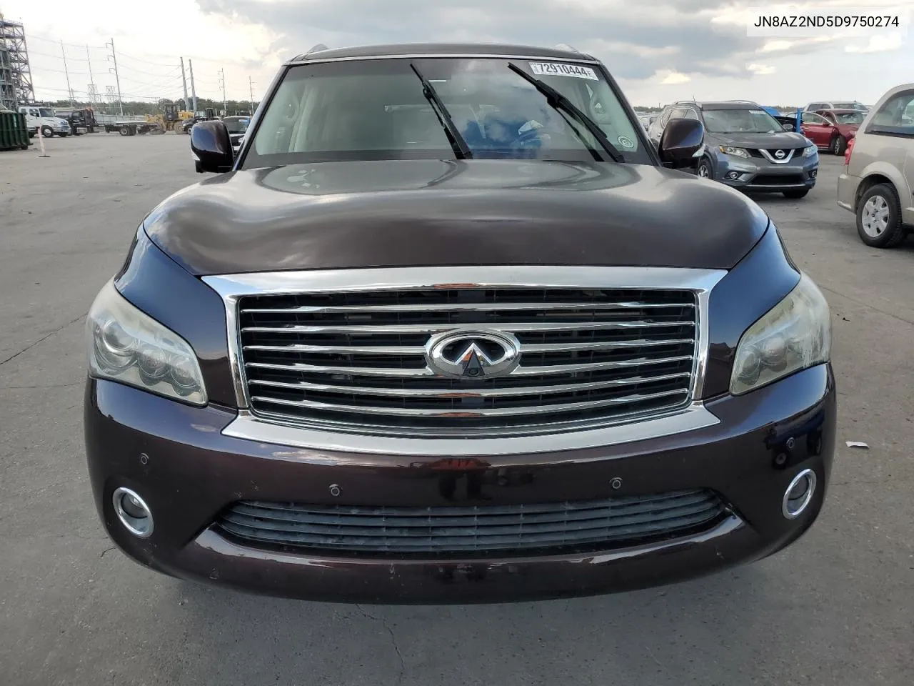 2013 Infiniti Qx56 VIN: JN8AZ2ND5D9750274 Lot: 72910444