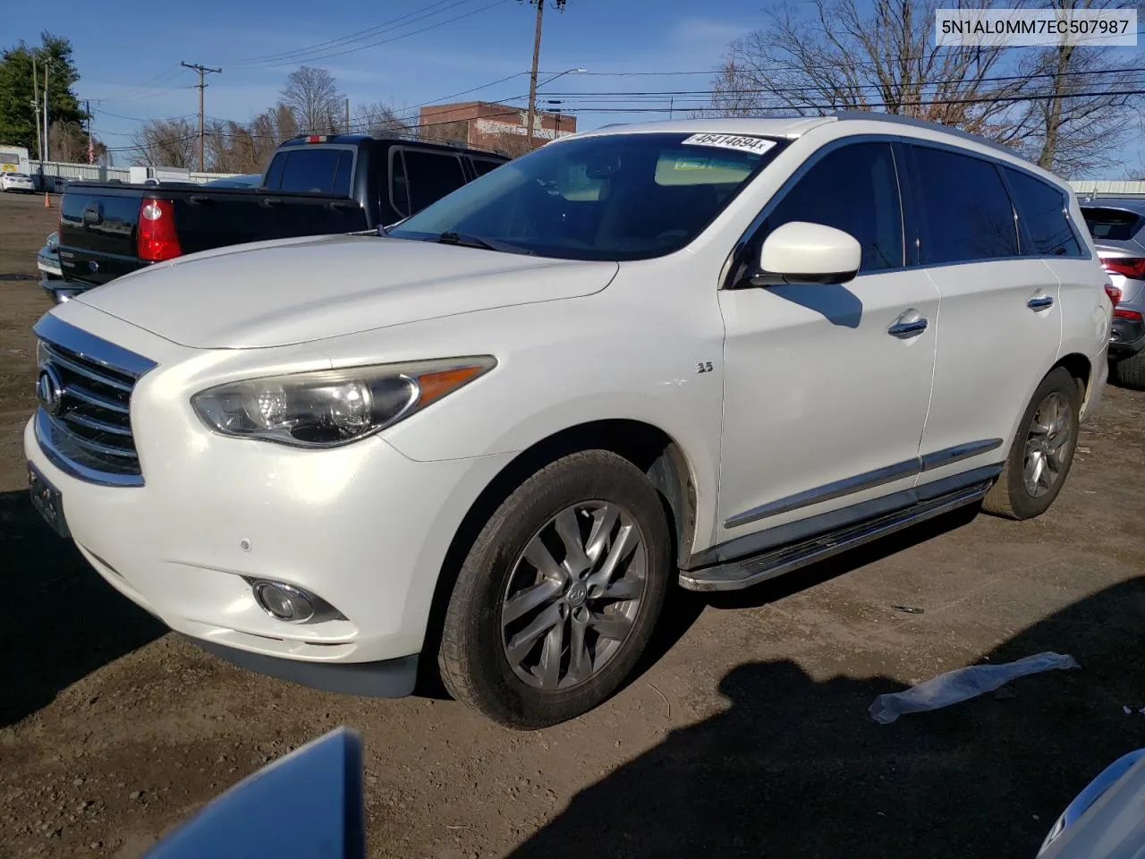 2014 Infiniti Qx60 VIN: 5N1AL0MM7EC507987 Lot: 46414694