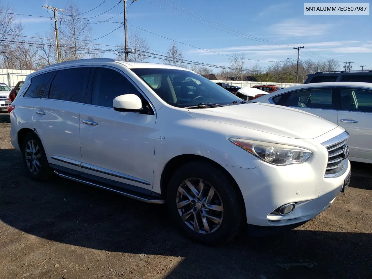 2014 Infiniti Qx60 VIN: 5N1AL0MM7EC507987 Lot: 46414694