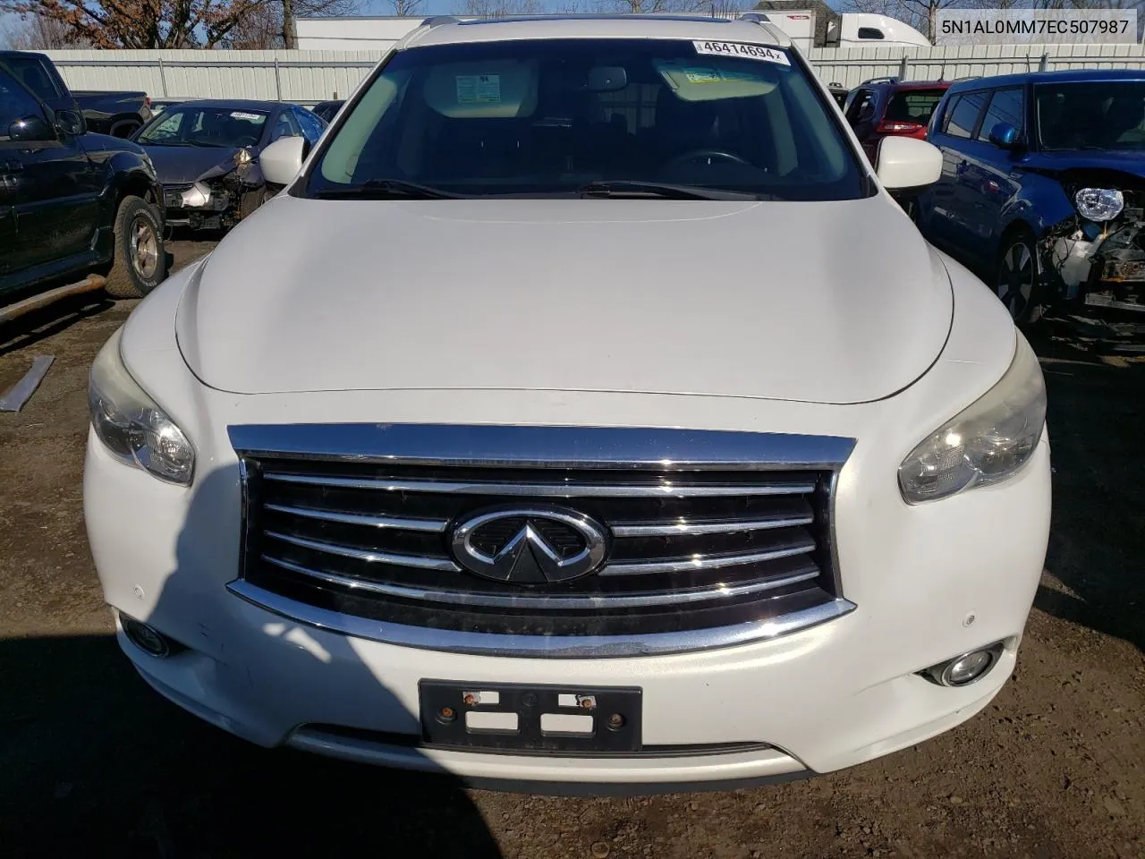 2014 Infiniti Qx60 VIN: 5N1AL0MM7EC507987 Lot: 46414694