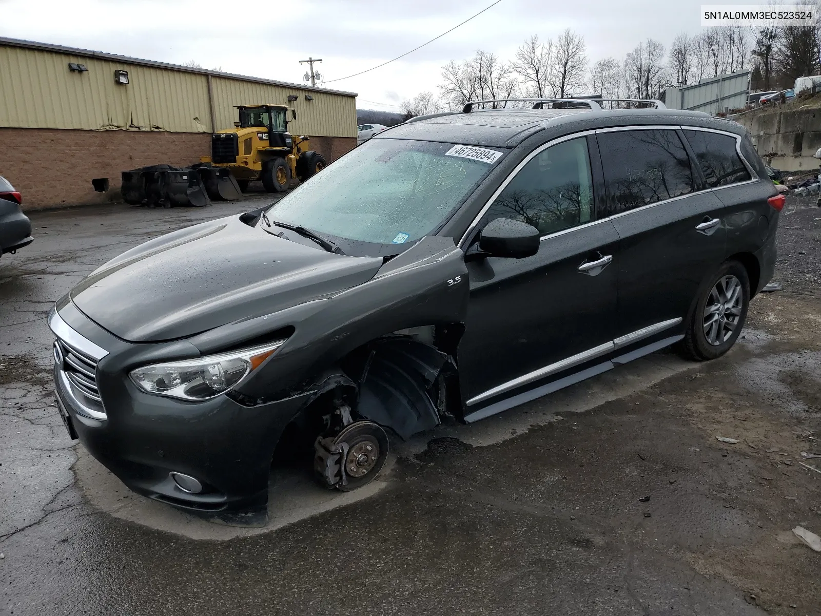 2014 Infiniti Qx60 VIN: 5N1AL0MM3EC523524 Lot: 46725894