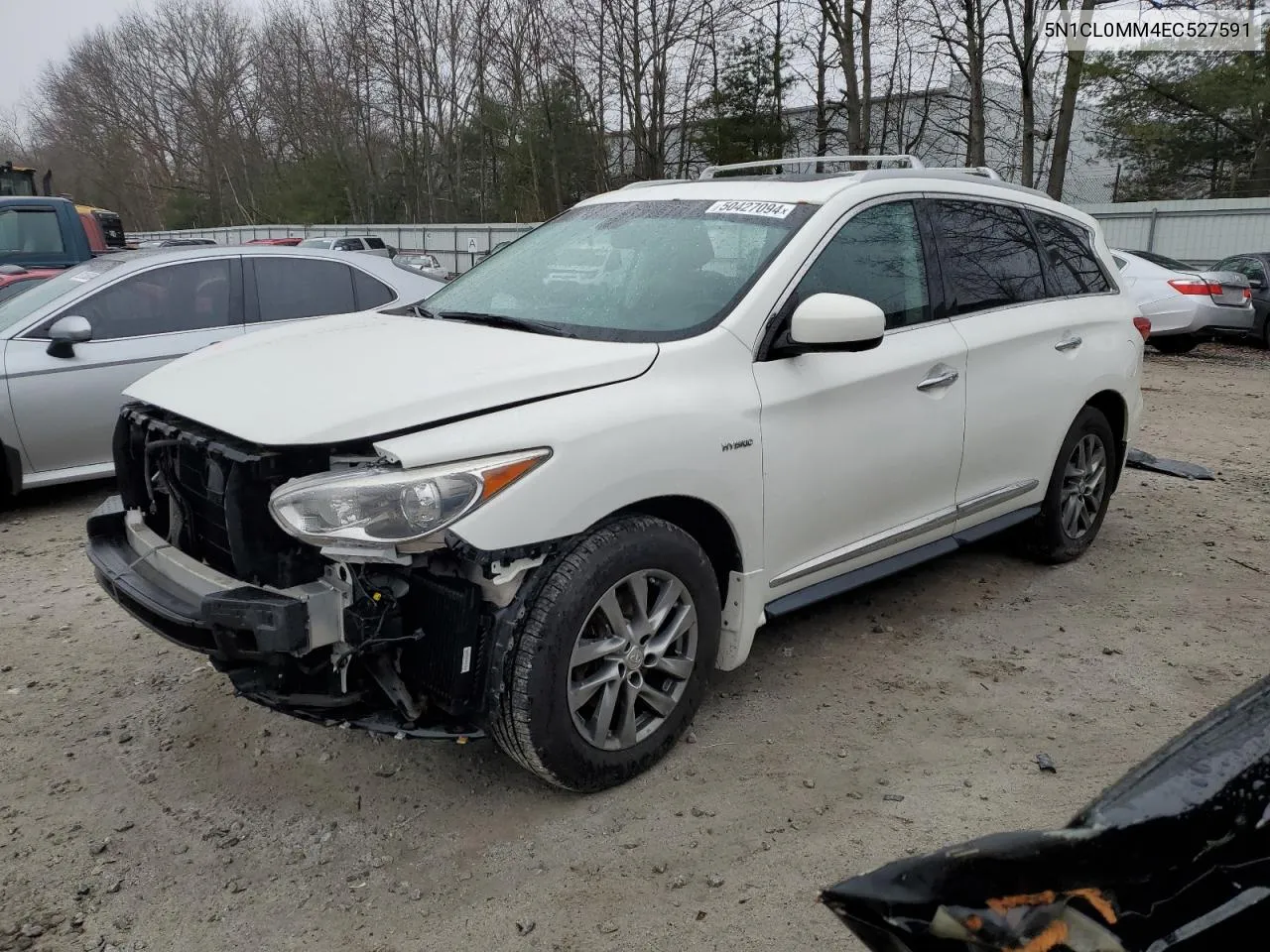 2014 Infiniti Qx60 Hybrid VIN: 5N1CL0MM4EC527591 Lot: 50427094